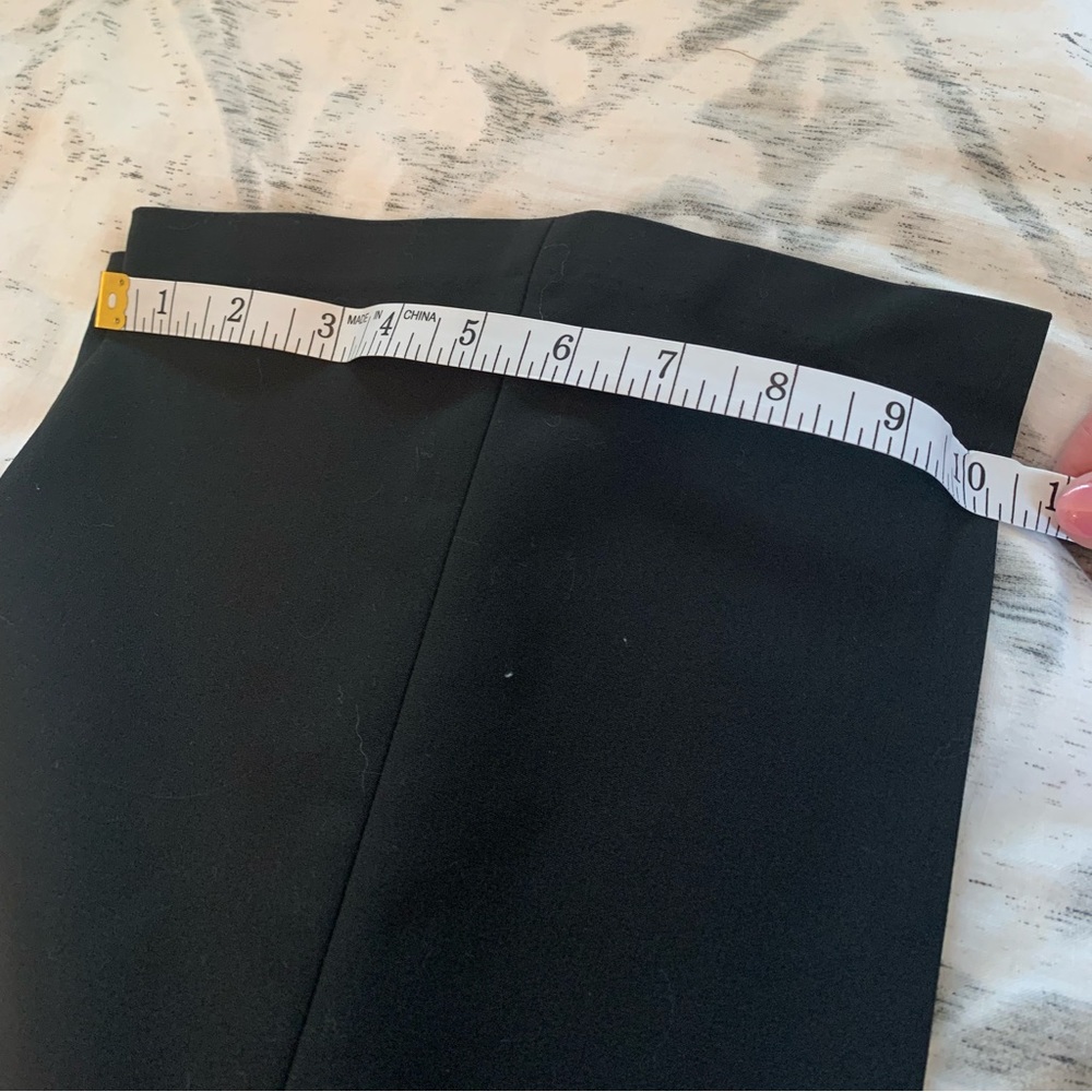 Imperial ankle slight flare leg pants with back zip Sexy, classy pant. Worn once - Picture 6 of 8
